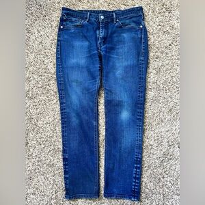 Mens Levis 511 Skinny 32x30 Green Pocket Jeans